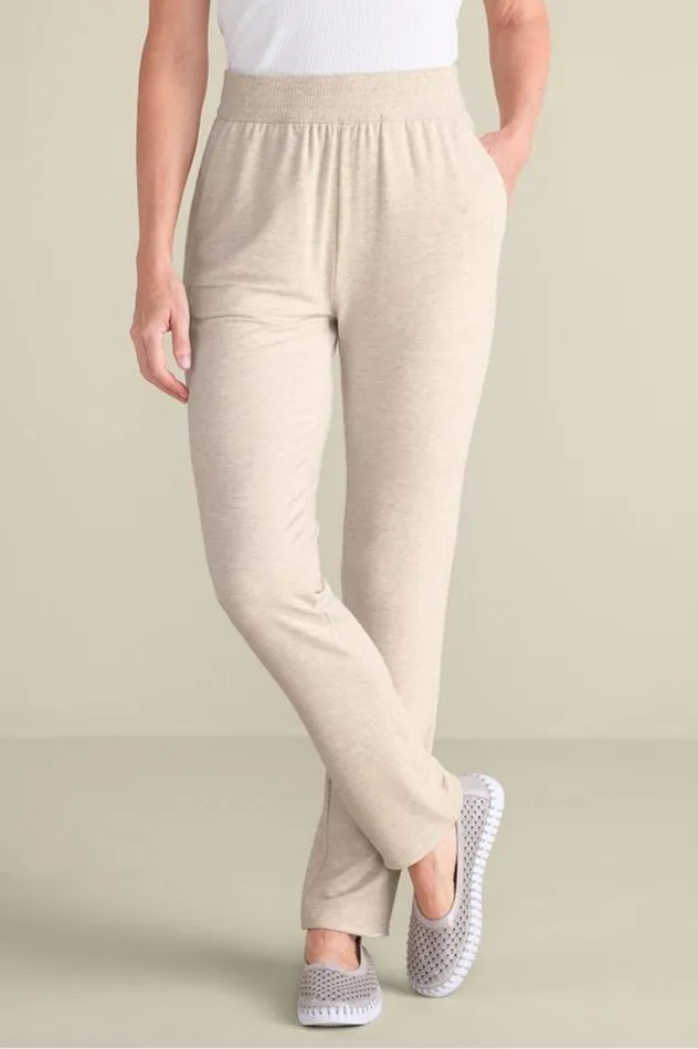 Women Siesta Soft Pullon Pants Purple Haze Heather Soft Surroundings Pants