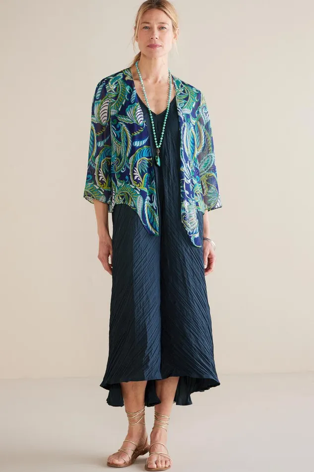 Women Silk Undercover Topper Navy Soft Surroundings Toppers Women Silk Undercover Topper Navy Soft Surroundings Toppers