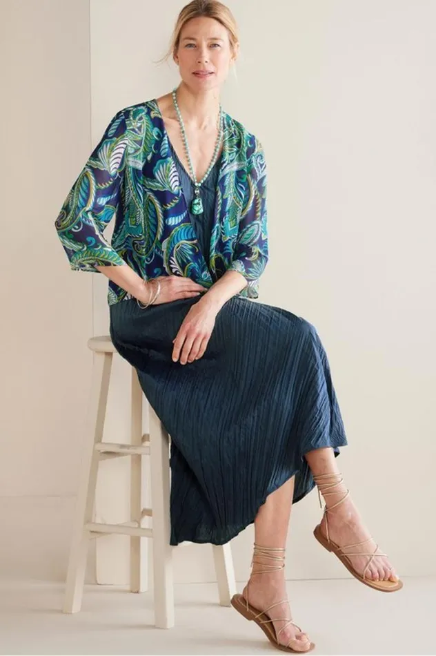 Women Silk Undercover Topper Navy Soft Surroundings Toppers Women Silk Undercover Topper Navy Soft Surroundings Toppers