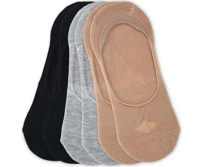Women Sneaker 3Pack Liner Sock Brush Assorted Sperry Socks and Liners