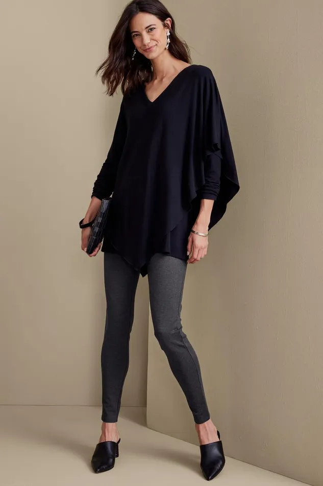 Women Soft Essential Ponte Leggings Black Soft Surroundings Pants Women Soft Essential Ponte Leggings Black Soft Surroundings Pants
