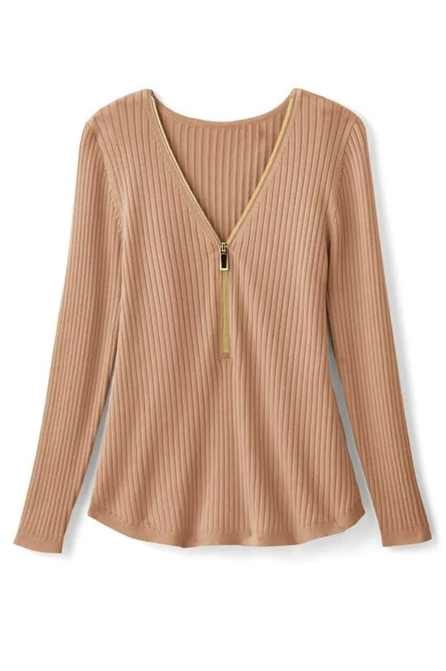 Women Soft Essential Ribbed Valentina Sweater Blue Bonnet Soft Surroundings Tops Women Soft Essential Ribbed Valentina Sweater Blue Bonnet Soft Surroundings Tops