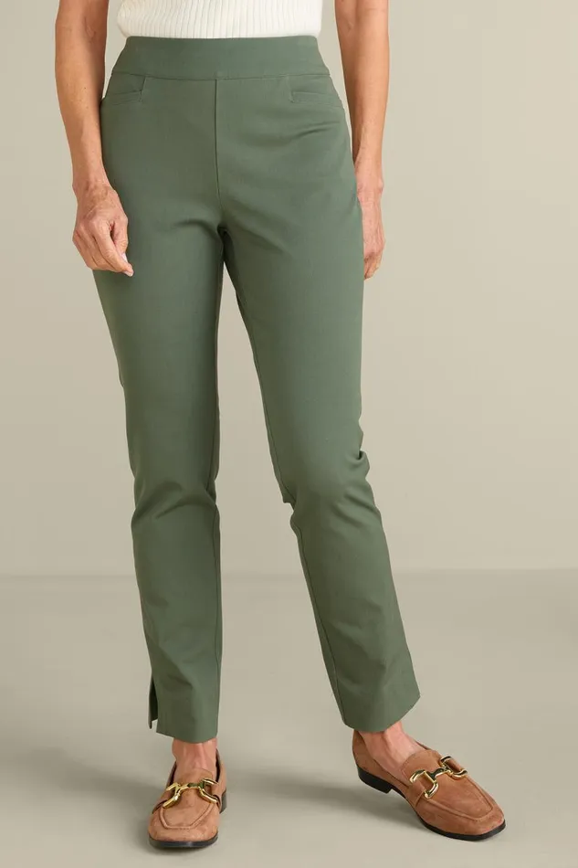 Women Soft Essential Superla Slim Leg Pants Thyme Soft Surroundings Pants