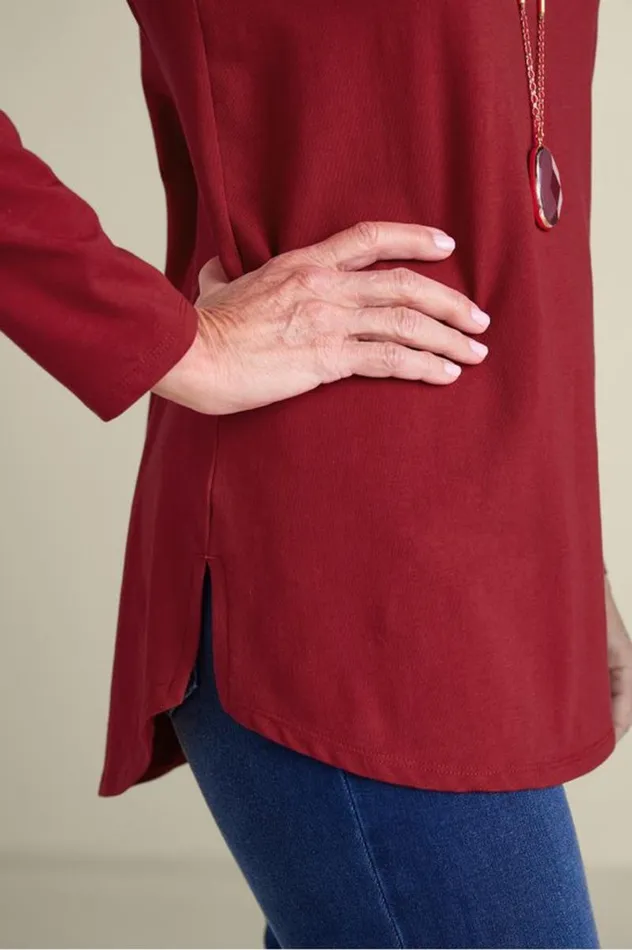Women Soft Essential Supima Isabel Long Sleeve Tunic Autumnal Patchwork Teal Soft Surroundings Tops Women Soft Essential Supima Isabel Long Sleeve Tunic Autumnal Patchwork Teal Soft Surroundings Tops