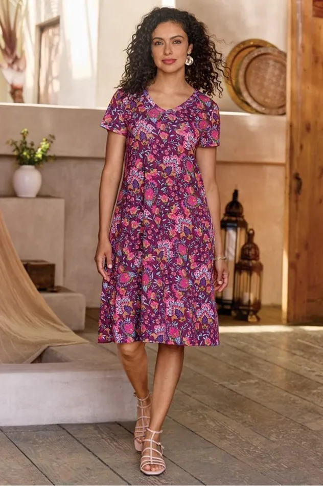 Women Soft Essential Supima TShirt Dress Gaia Garden Soft Surroundings Dresses Women Soft Essential Supima TShirt Dress Gaia Garden Soft Surroundings Dresses
