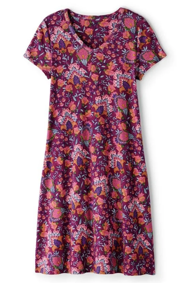 Women Soft Essential Supima TShirt Dress Gaia Garden Soft Surroundings Dresses Women Soft Essential Supima TShirt Dress Gaia Garden Soft Surroundings Dresses