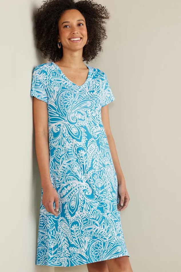 Women Soft Essential Supima TShirt Dress Gaia Garden Soft Surroundings Dresses Women Soft Essential Supima TShirt Dress Gaia Garden Soft Surroundings Dresses