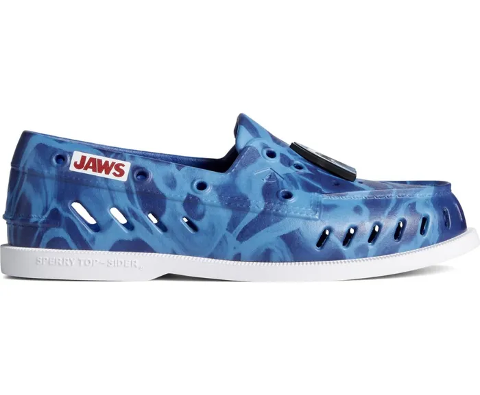 Women Sperry X JAWS Authentic Original Float Boat Shoe Blue Sperry Sandals