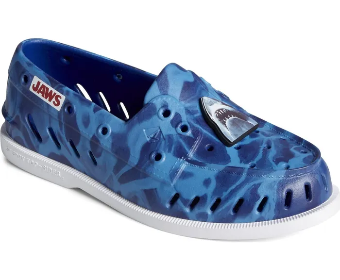 Women Sperry X JAWS Authentic Original Float Boat Shoe Blue Sperry Sandals Women Sperry X JAWS Authentic Original Float Boat Shoe Blue Sperry Sandals