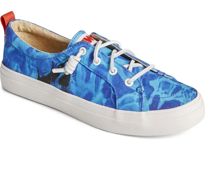 Women Sperry X JAWS Crest Vibe Shark Sneaker Blue Sperry Sneakers Women Sperry X JAWS Crest Vibe Shark Sneaker Blue Sperry Sneakers