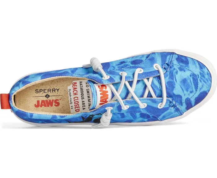 Women Sperry X JAWS Crest Vibe Shark Sneaker Blue Sperry Sneakers Women Sperry X JAWS Crest Vibe Shark Sneaker Blue Sperry Sneakers