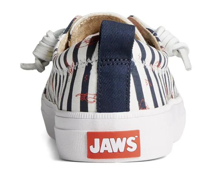 Women Sperry X JAWS Crest Vibe Stripe Sneaker Blue Sperry Sneakers Women Sperry X JAWS Crest Vibe Stripe Sneaker Blue Sperry Sneakers