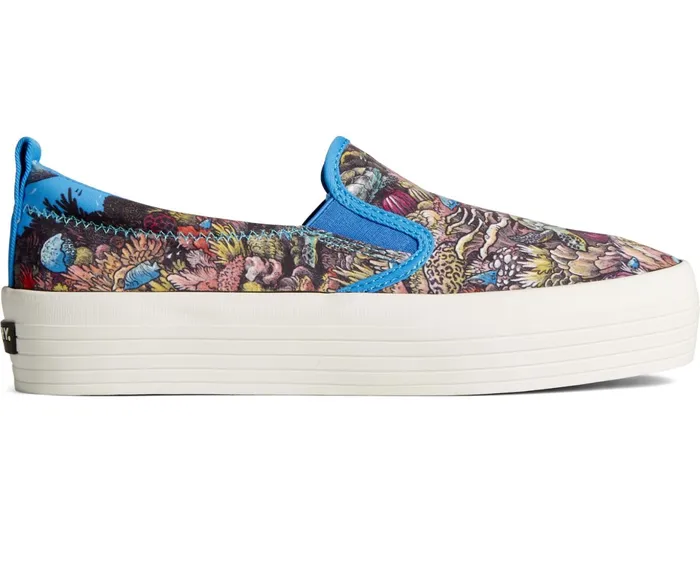 Women Sperry X Kerby Crest Twin Gore Utopia Platform Slip On Sneaker Multi Sperry Sneakers Women Sperry X Kerby Crest Twin Gore Utopia Platform Slip On Sneaker Multi Sperry Sneakers