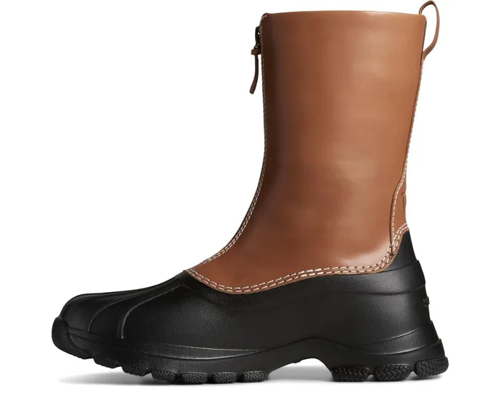 Women Sperry X Who What Wear Duck Float Zip Up Boot Tan Sperry Boots Women Sperry X Who What Wear Duck Float Zip Up Boot Tan Sperry Boots