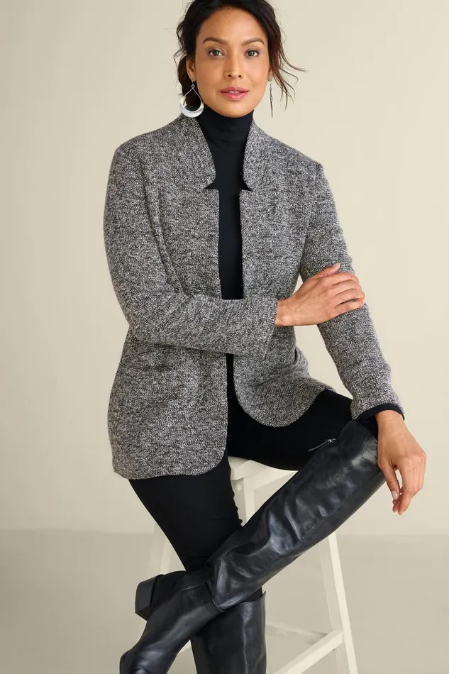 Women St James Jacket Charcoal Soft Surroundings Jackets and Coats Women St James Jacket Charcoal Soft Surroundings Jackets and Coats