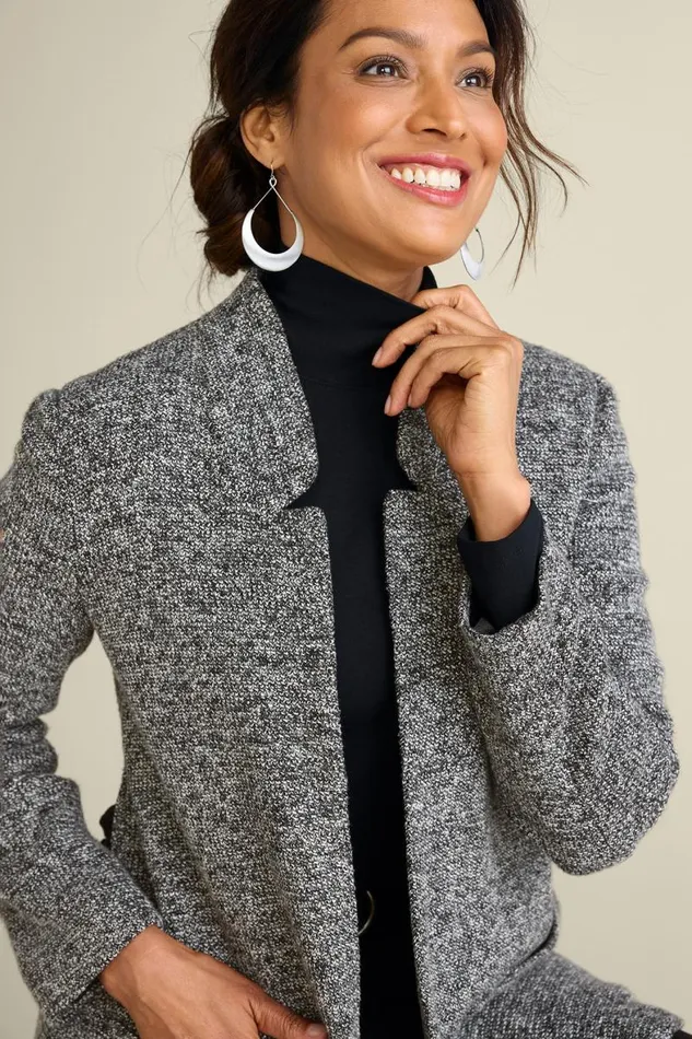 Women St James Jacket Charcoal Soft Surroundings Jackets and Coats Women St James Jacket Charcoal Soft Surroundings Jackets and Coats