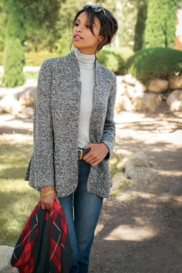 Women St James Jacket Charcoal Soft Surroundings Jackets and Coats Women St James Jacket Charcoal Soft Surroundings Jackets and Coats