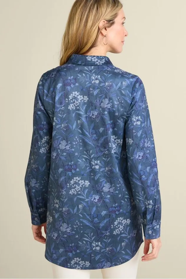 Women Stretch Faux Suede Boyfriend Tunic Shirt Aviary Climbing Garden Soft Surroundings Tops Women Stretch Faux Suede Boyfriend Tunic Shirt Aviary Climbing Garden Soft Surroundings Tops