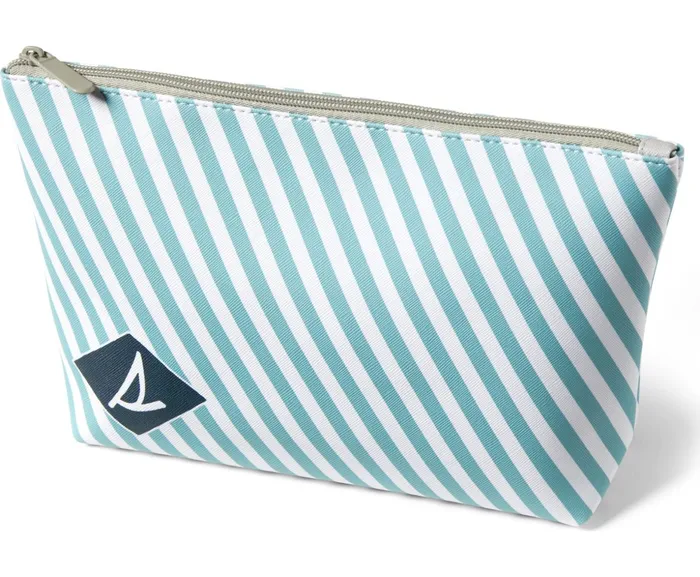 Women Striped Pouch White Sperry Bags