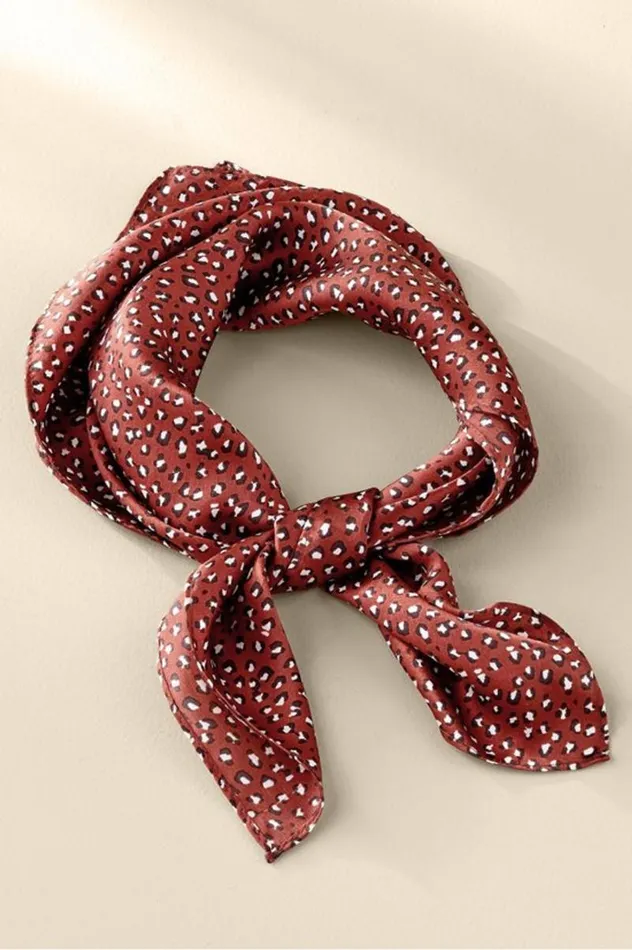 Women Sylvia Silk Square Scarf Rust Multi Soft Surroundings Scarves and Wraps Women Sylvia Silk Square Scarf Rust Multi Soft Surroundings Scarves and Wraps