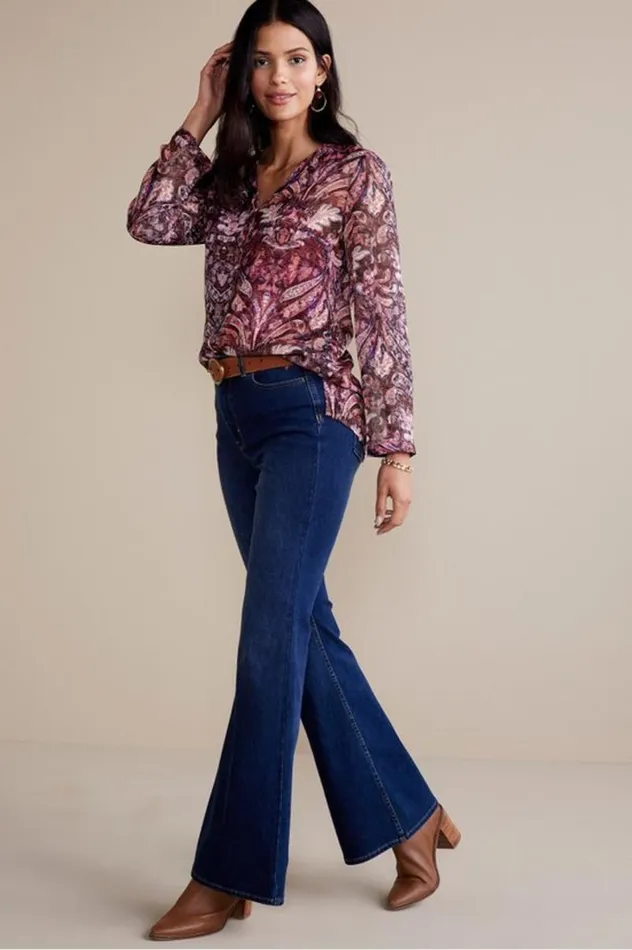 Women Tasha Top Multi Tapestry Soft Surroundings Tops Women Tasha Top Multi Tapestry Soft Surroundings Tops