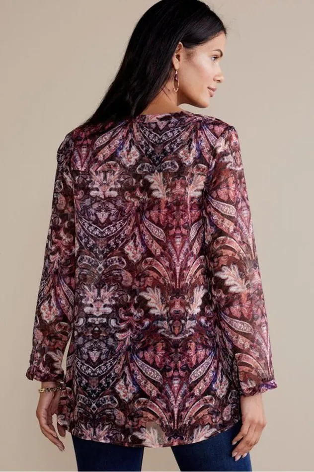 Women Tasha Top Multi Tapestry Soft Surroundings Tops Women Tasha Top Multi Tapestry Soft Surroundings Tops