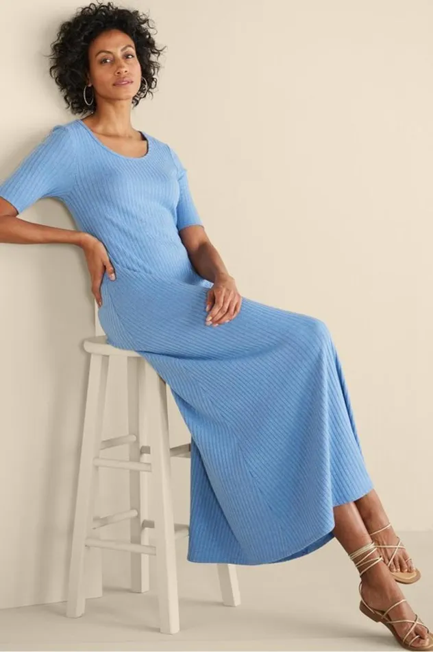 Women Textured Short Sleeve Santiago Dress Rose Soft Surroundings Dresses Women Textured Short Sleeve Santiago Dress Rose Soft Surroundings Dresses