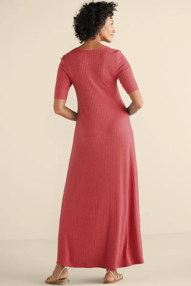 Women Textured Short Sleeve Santiago Dress Rose Soft Surroundings Dresses Women Textured Short Sleeve Santiago Dress Rose Soft Surroundings Dresses