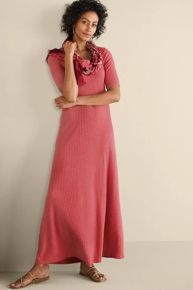 Women Textured Short Sleeve Santiago Dress Rose Soft Surroundings Dresses Women Textured Short Sleeve Santiago Dress Rose Soft Surroundings Dresses
