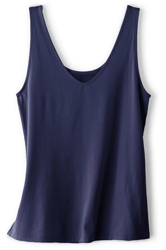 Women The Convertible Tank White Soft Surroundings Tops Women The Convertible Tank White Soft Surroundings Tops