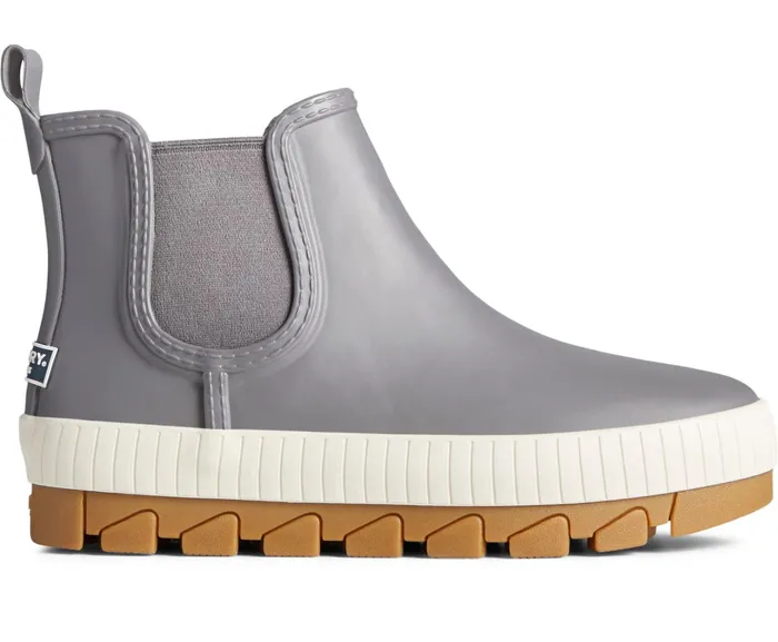 Women Torrent Chelsea Waterproof Rain Boot Grey Sperry Boots