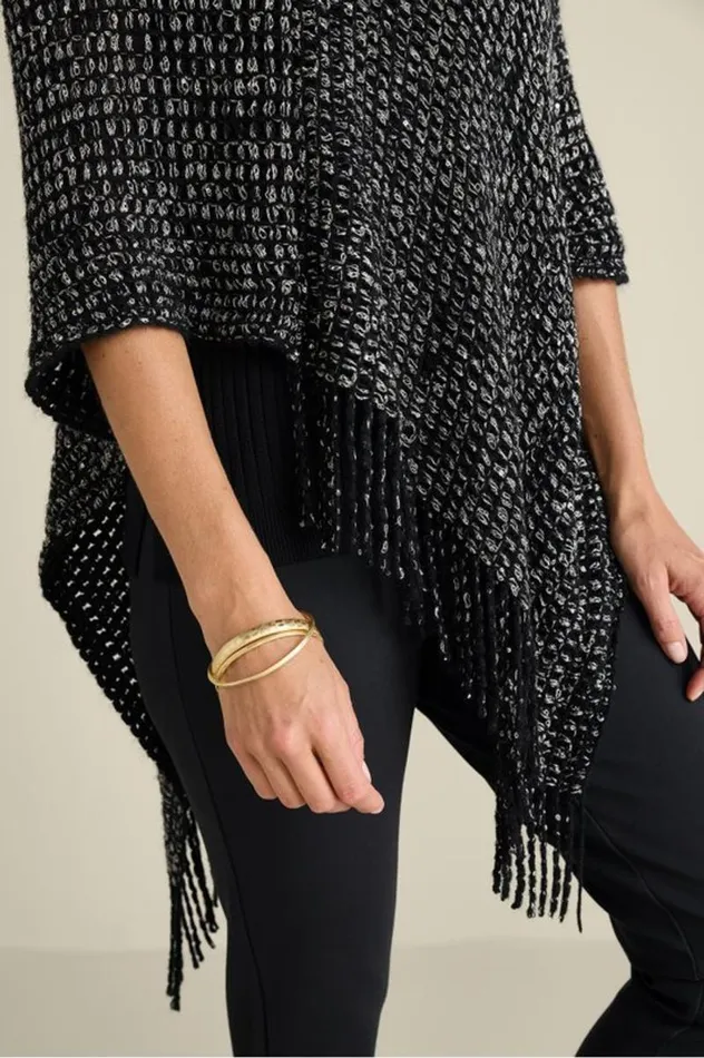 Women Touch Of Sparkle Poncho Oatmeal Soft Surroundings Toppers Women Touch Of Sparkle Poncho Oatmeal Soft Surroundings Toppers