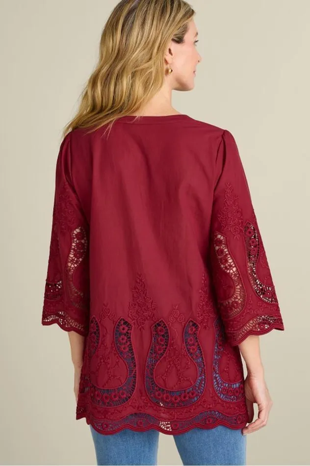 Women Trella Eyelet Top White Soft Surroundings Tops Women Trella Eyelet Top White Soft Surroundings Tops