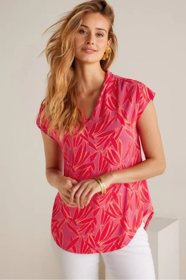 Women Twilight Luau Printed Tunic Brazilian Palm Small Soft Surroundings Tops Women Twilight Luau Printed Tunic Brazilian Palm Small Soft Surroundings Tops