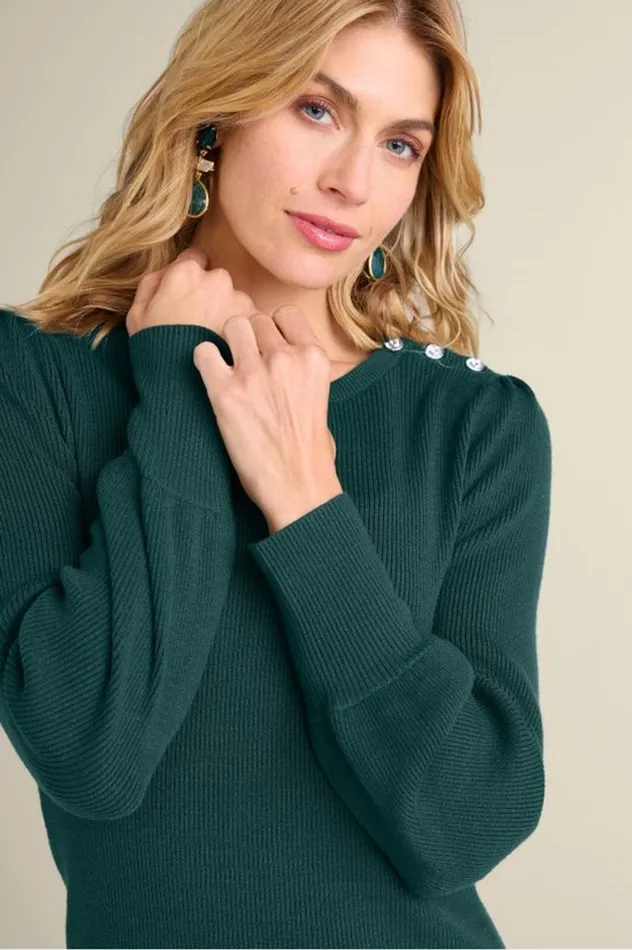 Women Tyla Button Shoulder Sweater Festival Fuschia Soft Surroundings Tops Women Tyla Button Shoulder Sweater Festival Fuschia Soft Surroundings Tops
