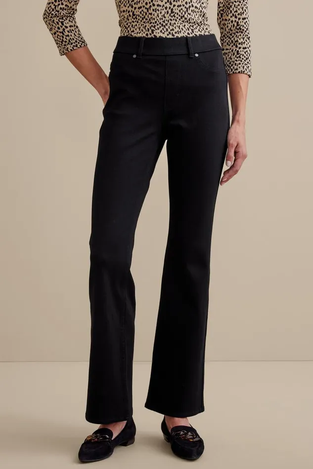 Women Ultimate Denim PullOn Bootcut Jeans Black Soft Surroundings Jeans Women Ultimate Denim PullOn Bootcut Jeans Black Soft Surroundings Jeans