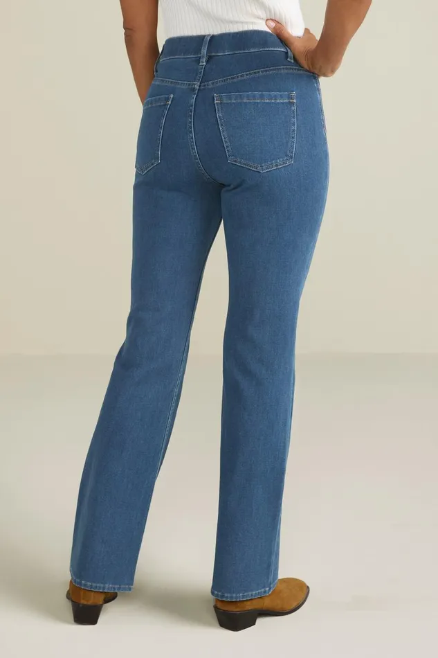 Women Ultimate Denim PullOn Bootcut Jeans Black Soft Surroundings Jeans Women Ultimate Denim PullOn Bootcut Jeans Black Soft Surroundings Jeans