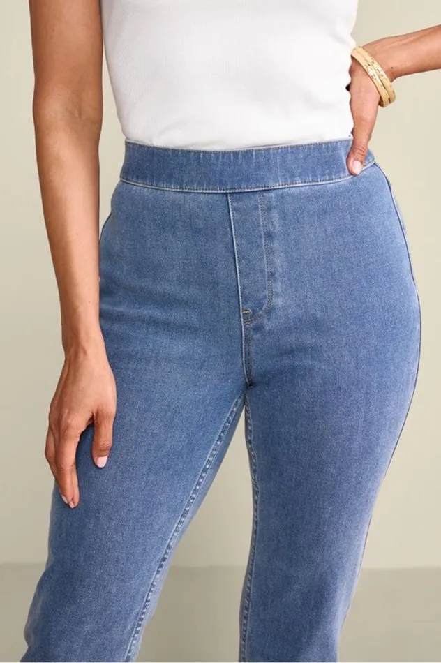 Women Ultimate Denim PullOn Slim Leg Jeans Red Ochre Soft Surroundings Jeans Women Ultimate Denim PullOn Slim Leg Jeans Red Ochre Soft Surroundings Jeans