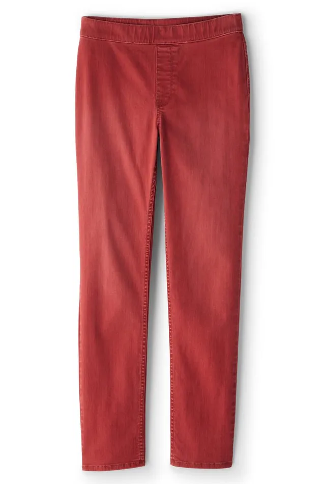 Women Ultimate Denim PullOn Slim Leg Jeans Red Ochre Soft Surroundings Jeans Women Ultimate Denim PullOn Slim Leg Jeans Red Ochre Soft Surroundings Jeans