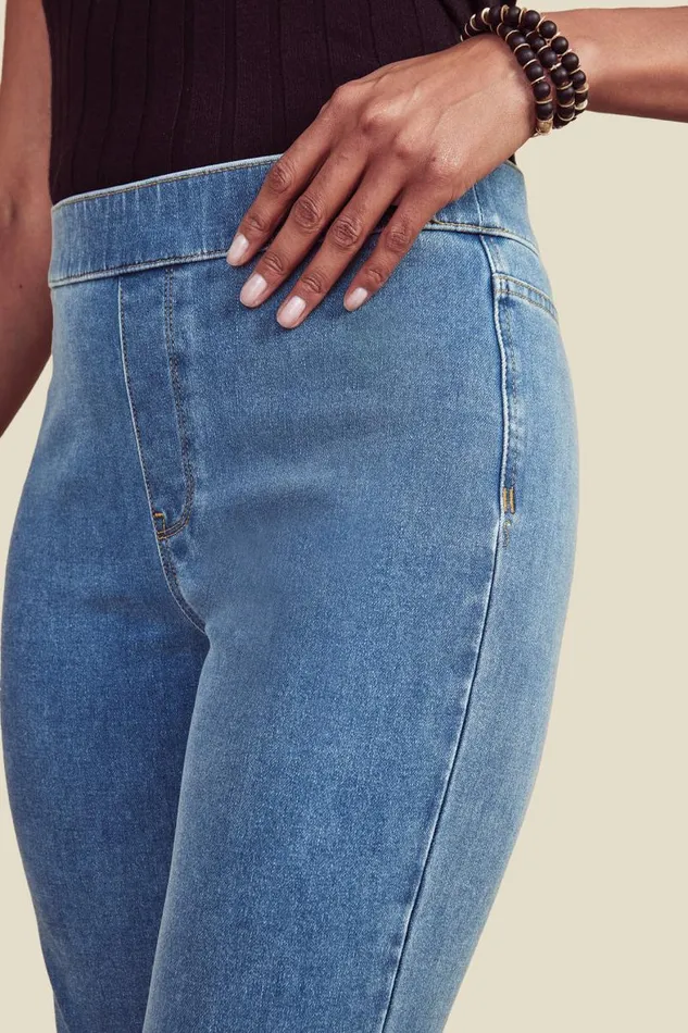 Women Ultimate Denim PullOn Slim Leg Jeans Red Ochre Soft Surroundings Jeans Women Ultimate Denim PullOn Slim Leg Jeans Red Ochre Soft Surroundings Jeans