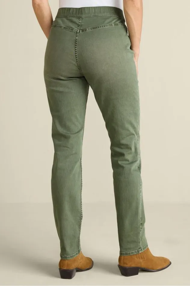 Women Ultimate Denim PullOn Slim Leg Jeans Red Ochre Soft Surroundings Jeans Women Ultimate Denim PullOn Slim Leg Jeans Red Ochre Soft Surroundings Jeans