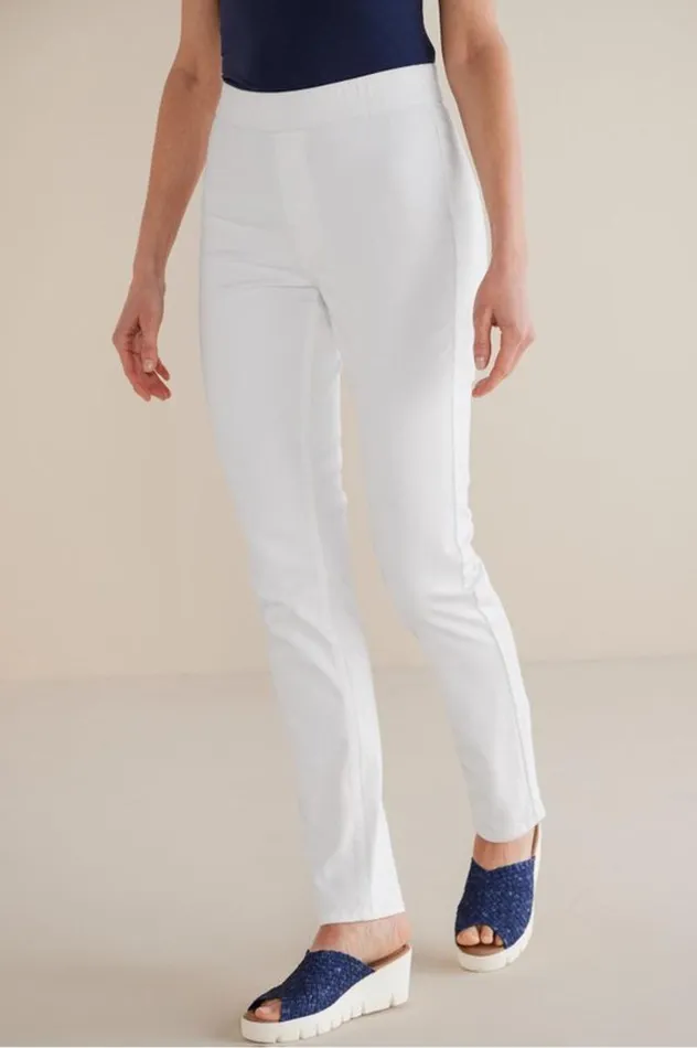 Women Ultimate Denim PullOn Slim Leg Jeans Red Ochre Soft Surroundings Jeans Women Ultimate Denim PullOn Slim Leg Jeans Red Ochre Soft Surroundings Jeans