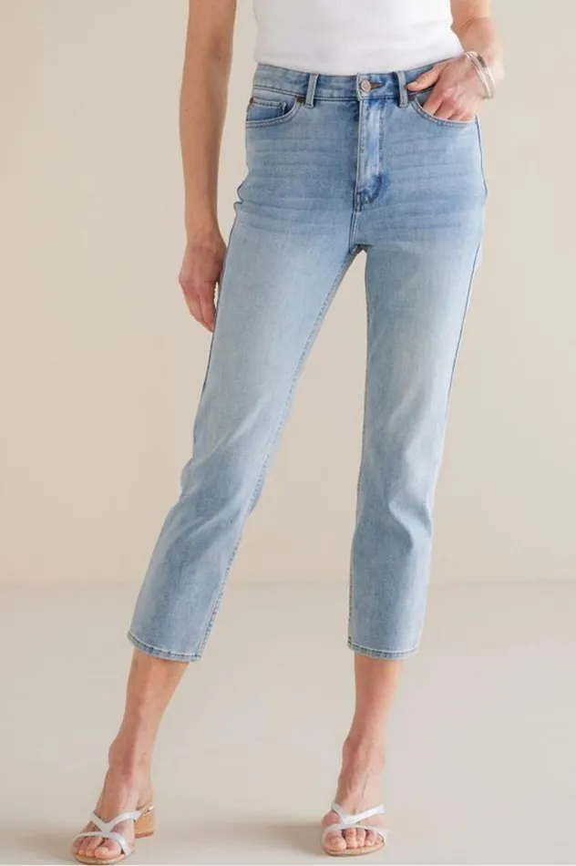 Women Ultimate Denim Slim Leg Crop Jeans Black Soft Surroundings Jeans Women Ultimate Denim Slim Leg Crop Jeans Black Soft Surroundings Jeans