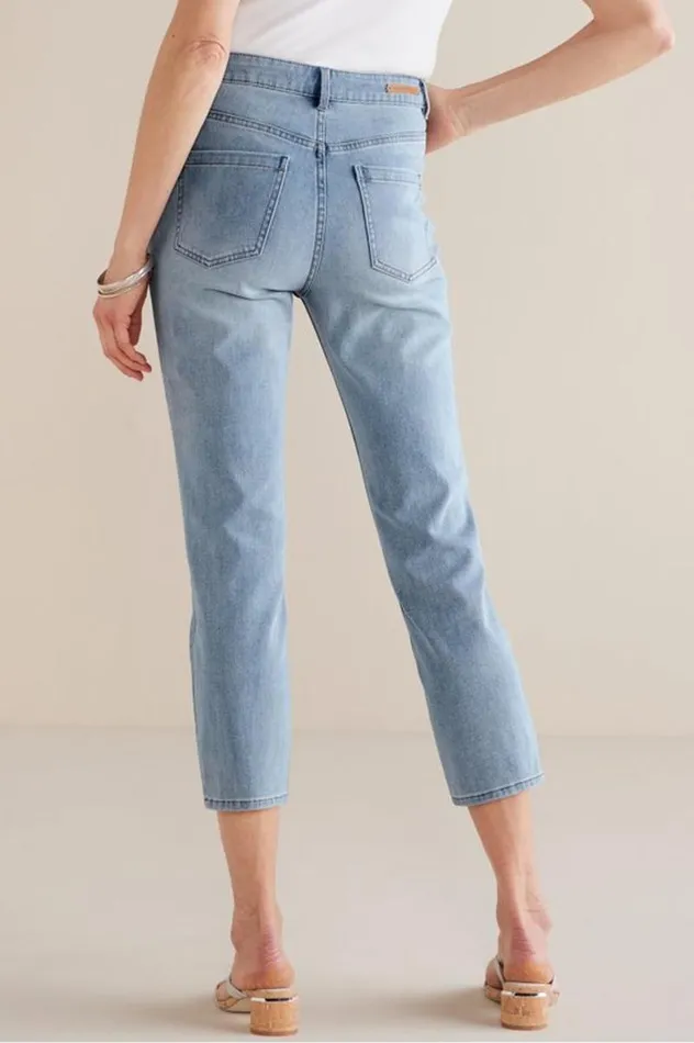 Women Ultimate Denim Slim Leg Crop Jeans Black Soft Surroundings Jeans Women Ultimate Denim Slim Leg Crop Jeans Black Soft Surroundings Jeans