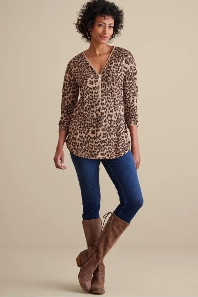 Women Valentina Zip Sweater Sangria Red Soft Surroundings Tops Women Valentina Zip Sweater Sangria Red Soft Surroundings Tops