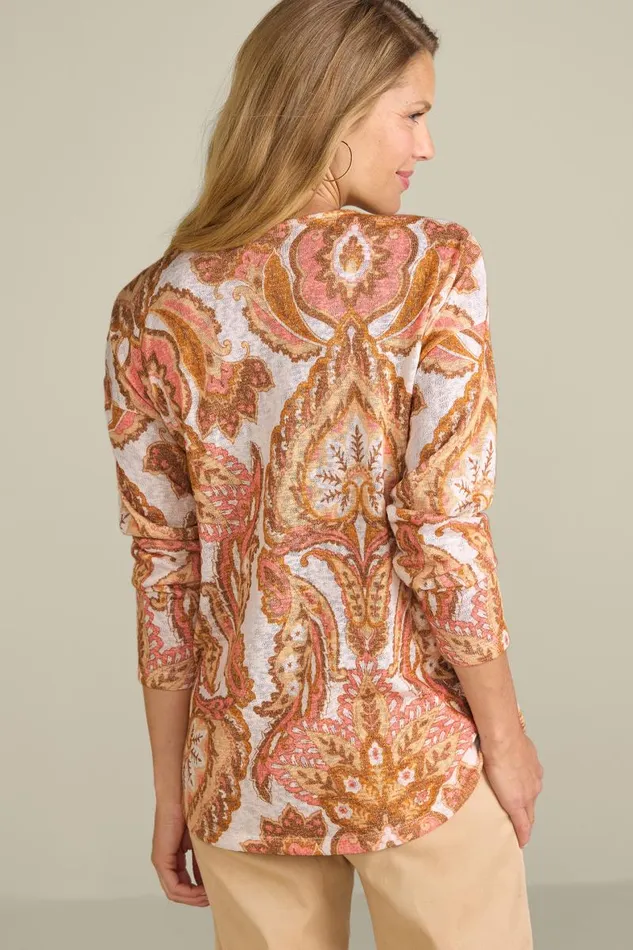 Women Valentina Zip Sweater Sangria Red Soft Surroundings Tops Women Valentina Zip Sweater Sangria Red Soft Surroundings Tops