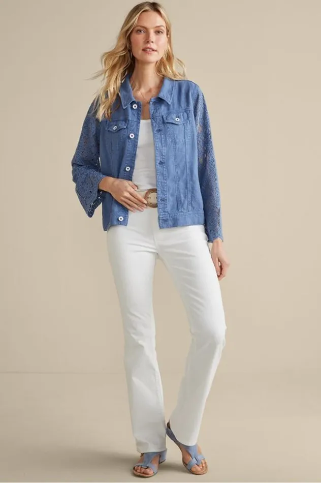 Women Varese Linen Blend Jacket Colony Blue Soft Surroundings Jackets and Coats Women Varese Linen Blend Jacket Colony Blue Soft Surroundings Jackets and Coats
