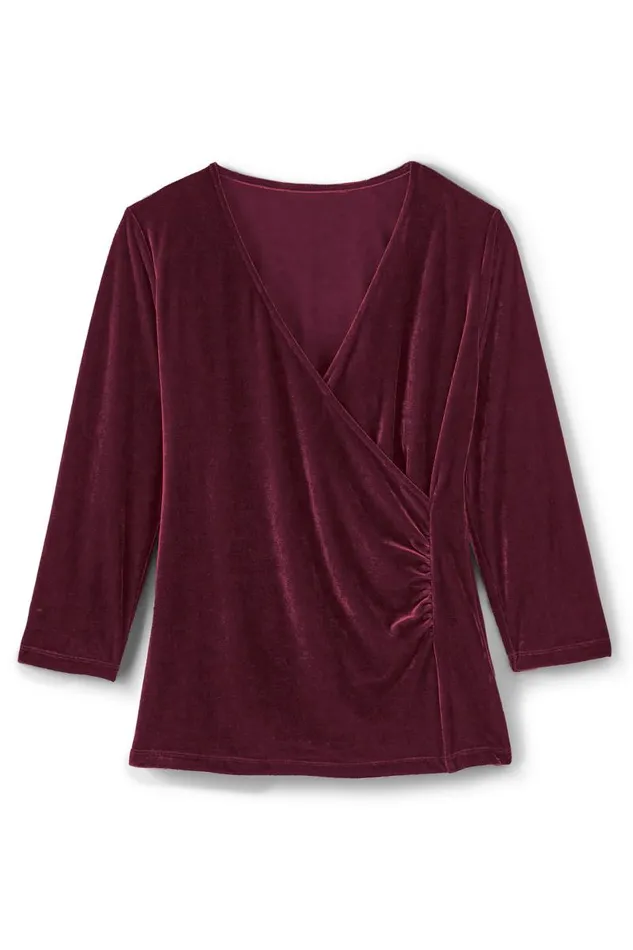 Women Velvet Alyssa Knit Top Sunset Purple Soft Surroundings Tops Women Velvet Alyssa Knit Top Sunset Purple Soft Surroundings Tops