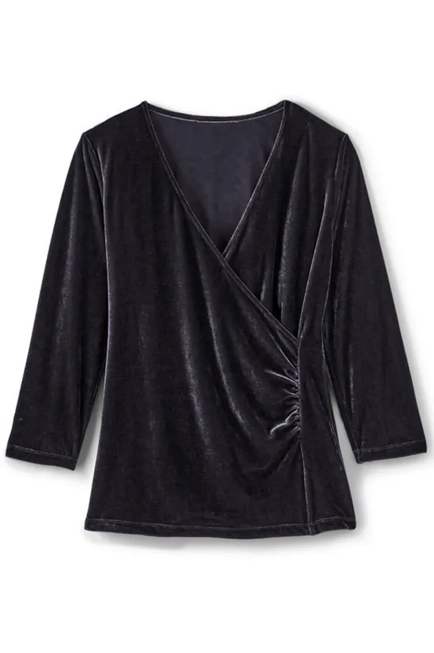 Women Velvet Alyssa Knit Top Sunset Purple Soft Surroundings Tops Women Velvet Alyssa Knit Top Sunset Purple Soft Surroundings Tops