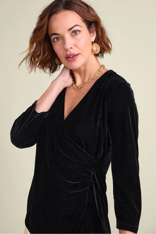 Women Velvet Alyssa Knit Top Sunset Purple Soft Surroundings Tops Women Velvet Alyssa Knit Top Sunset Purple Soft Surroundings Tops
